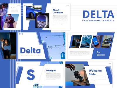 Delta - Technology PowerPoint Template design graphic design powerpoint presentation powerpoint template presentation design presentation template technology