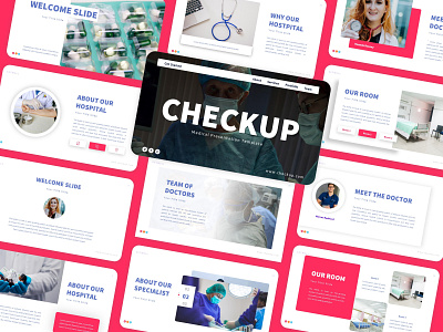 Checkup - Medical PowerPoint Template design graphic design medical powerpoint presentation powerpoint template presentation design presentation template