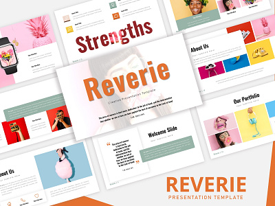 Reveire - Creative PowerPoint Template creative design graphic design powerpoint presentation powerpoint template presentation design presentation template