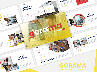 Gorama - Marketing PowerPoint Template design graphic design marketing powerpoint presentation powerpoint template presentation design presentation template