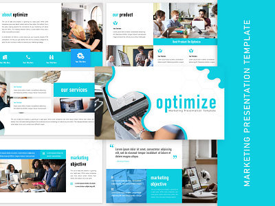 Optimize - Marketing PowerPoint Template design graphic design marketing marketing presentation powerpoint presentation powerpoint template presentation design presentation template
