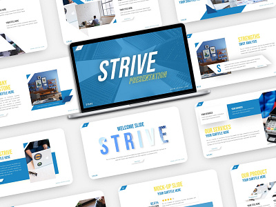 Strive - Corporate PowerPoint Template corporate design graphic design powerpoint presentation powerpoint template presentation design presentation template