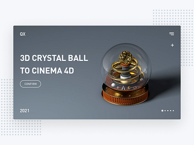 3D crystal ball