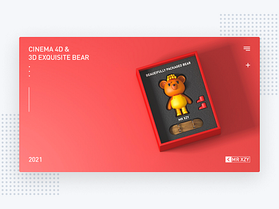 3D gift bear 3d design