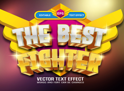 The best fighter editable text effect with cartoon style cartoon cartoon text effect comic comic text effect editable text effect elegant fighter game game text effect gardient gold golden knight knight light royal text effect the best the best fighter yellow