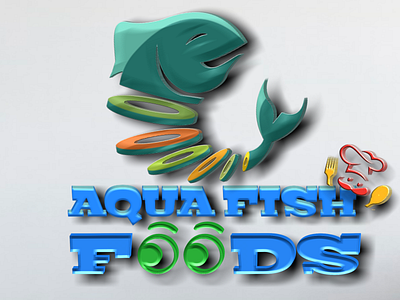 Fish food logo