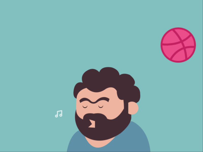 First Shot animation ball character dribbble expression first shot gif icons illustration