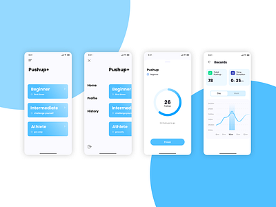 Pushup App Second Section