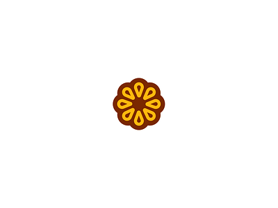 Sunflower branding design flower graphic design icon logo