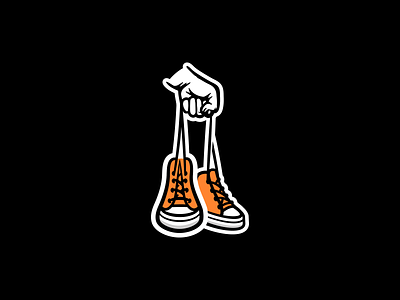 Tied Shoes adidas athlete branding converse design esiegeldesigns graphic design hightops illustration jordan kicks laceup logo nike shoelace sports sportslogo squadz tiedshoes vector