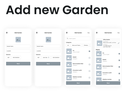 Add New Garden