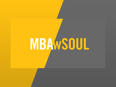 MBA With Soul