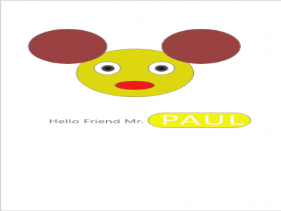 Hello Friend Paul adobe xd basic cartoon character design fun funny funwork