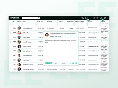 Tables desktop table tables ui ui design uidesign