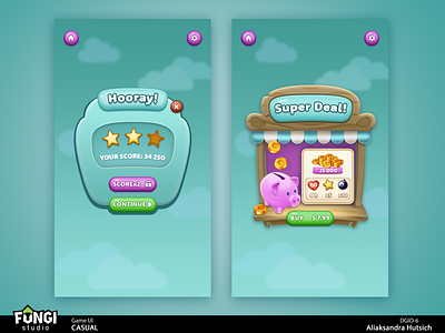 Casul Game UI POP_UPs