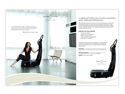 PowerPlate Home Beauty Ad advertising branding design