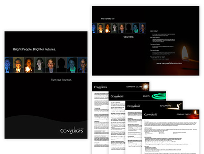 Convergys Recruitment Campaign advertising brochure design campaign design