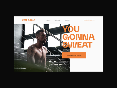 Keep Cool - Gym Website Hero