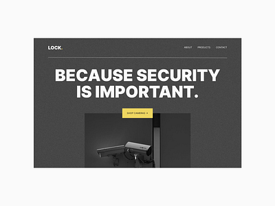 Lock - Because your security is important