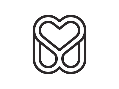 Heart + Tooth brand identity brasov dental geometric heart line art logo logo grid logo mark minimal romania teeth