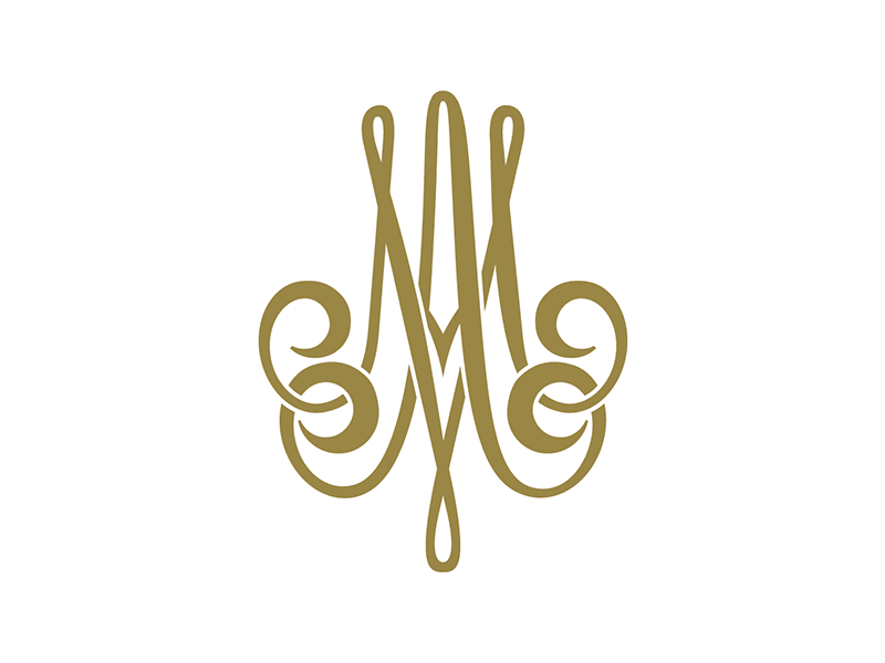 Marie-Antoinette monograms brasov elegant illustration lettermark m marie antoinette mark monogram romania symbol