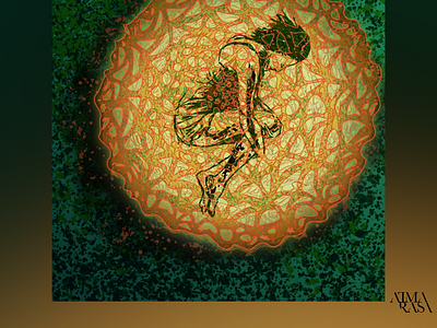 Ensconced in a butterfly egg atmarasa figurative halftones illusion illustration illustrator indianart karthikshetty meditation peace peopleisee stilllife streetart vector vectorart vectorillustration