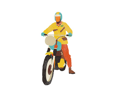 Motocross bike bike design flat illustration illustrator motocross rider