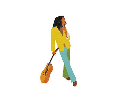 reggae man design flat illustration illustrator musician reggae