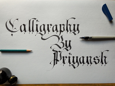 Calligraphy by Priyansh | My official name,