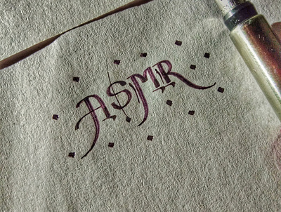 ASMR branding calligraphy calligraphy and lettering artist calligraphy artist calligraphy font calligraphy logo design handwritten font handwrittenfont icon illustration karma logo tattoo art tattoo design typography ux vector