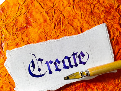 Create something today even if it sucks calligraphy calligraphy and lettering artist calligraphy artist calligraphy font design handwrittenfont illustration logo typography ui