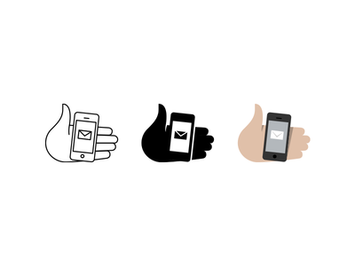 Hand w/ device