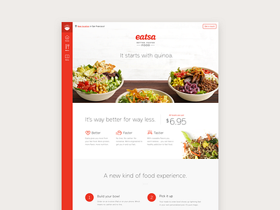 Eatsa Site food landing marketing navigation page ui web