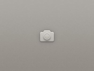 Camera Icon camera greyscale icon iconography ideogram interface ios pictogram realism skeumorphic