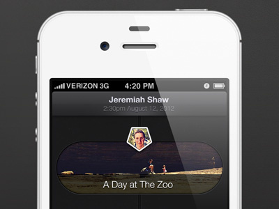New Feed Concept avatar feed icon ios iphone jeremiah mobile retina timeline title top bar white window