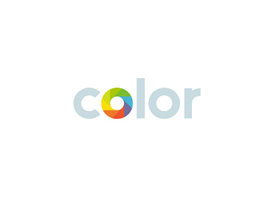 Logo (for fun) aperture logo mark pinwheel rainbow wordmark
