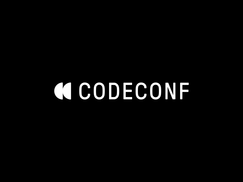 CodeConf branding identity logo monogram