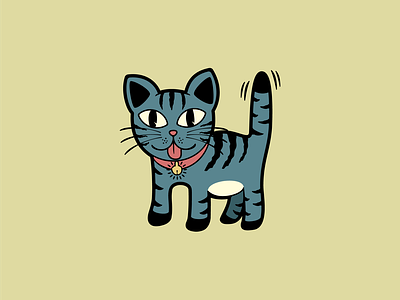 Annoying Cat character design illustration tshirtdesign