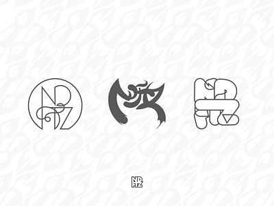 rejected NDFTZ variants graphic identity logo skate svg vector