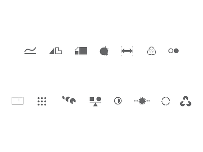 Elements and principles of design and design elements icons of principles svg symbolics tesign