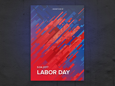 Poster for Labor Day adobe illustrator adobe photoshope illustration poster vector