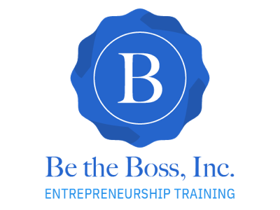 Boss Logo blue brand design empowerment logo