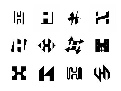 Letter H Logo branding design icon illustration letter logo logo h logotype symbol ui vector