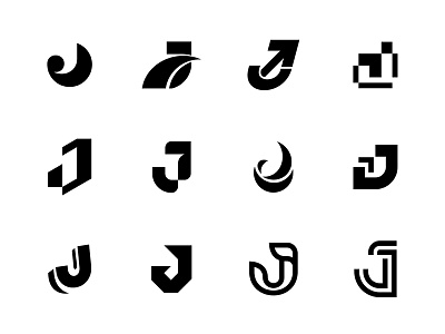 Letter J logo branding design icon illustration letter logo logo j logotype symbol ui vector