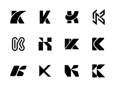 Letter K logo branding design icon illustration letter logo logo k logotype symbol ui vector