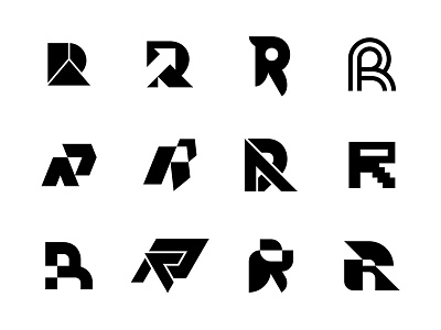 Letter R logo branding design icon illustration letter logo logo r logotype symbol ui vector