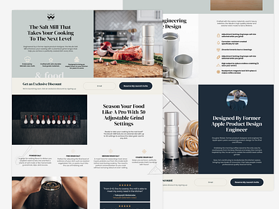 🧂 Moulin Salt Landing Page design interface ui ux webdesign website
