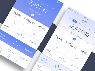 Trading Journal App for Traidr app design ios market sales sketch sketchs states statistics stock ui ux