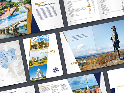ACNB Corporation 2019 Annual Review annual report annual review bank corporate branding corporate design layout print publication publication design