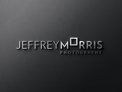 Jeffrey Morris Photography Signage brand branding design identity logo logo design photographer photography signage signage design